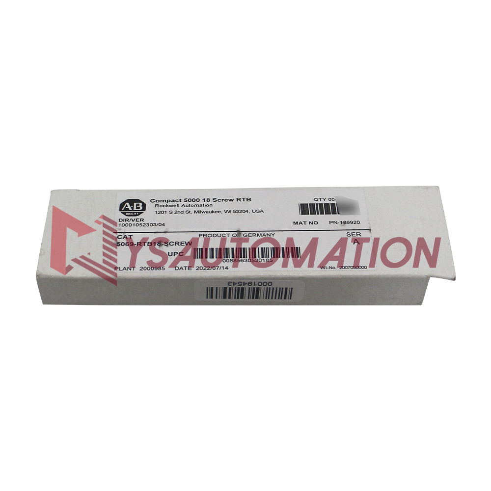 New Allen Bradley 5069-RTB18-SCREW Compact 5000 18 Screw RTB