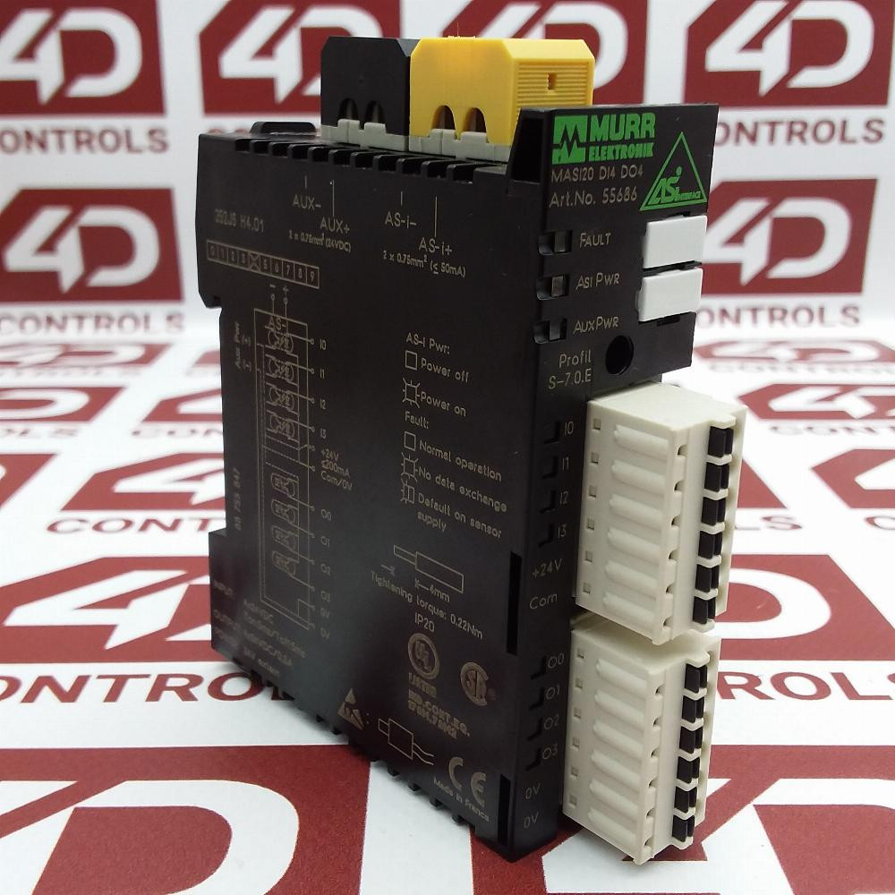 55686 | Murr Elektronic | I/O Module, MSAI20, 0.2 Amp Input, Used
