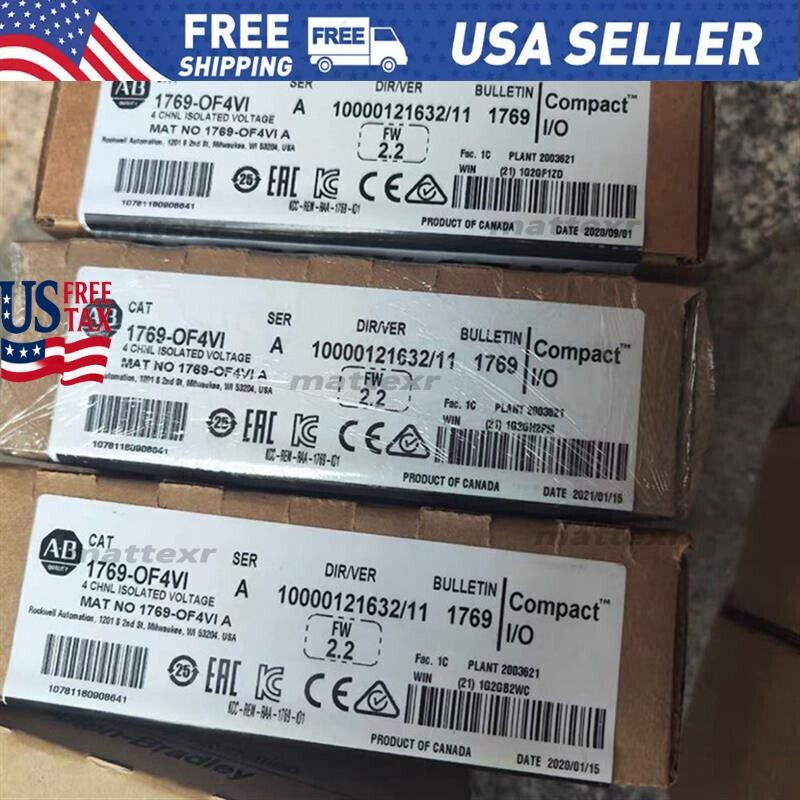 New Factory Sealed AB 1769-OF4VI SER A CompactLogix 4 Pt A/O Voltage Module
