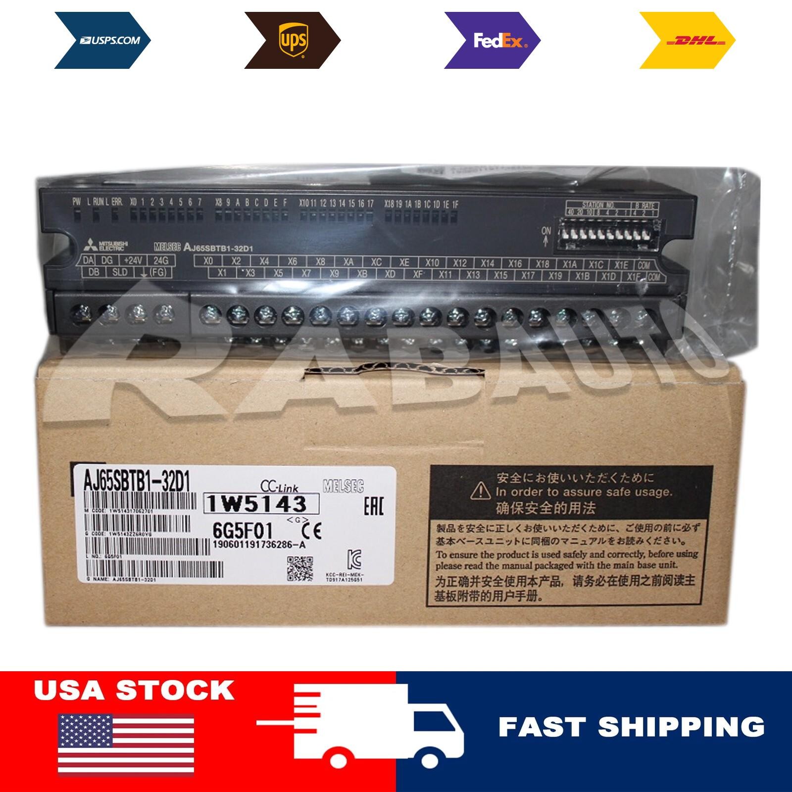 Mitsubishi AJ65SBTB1-32D1 Compact Type Remote I/O Module AJ65SBTB132D1 Fast