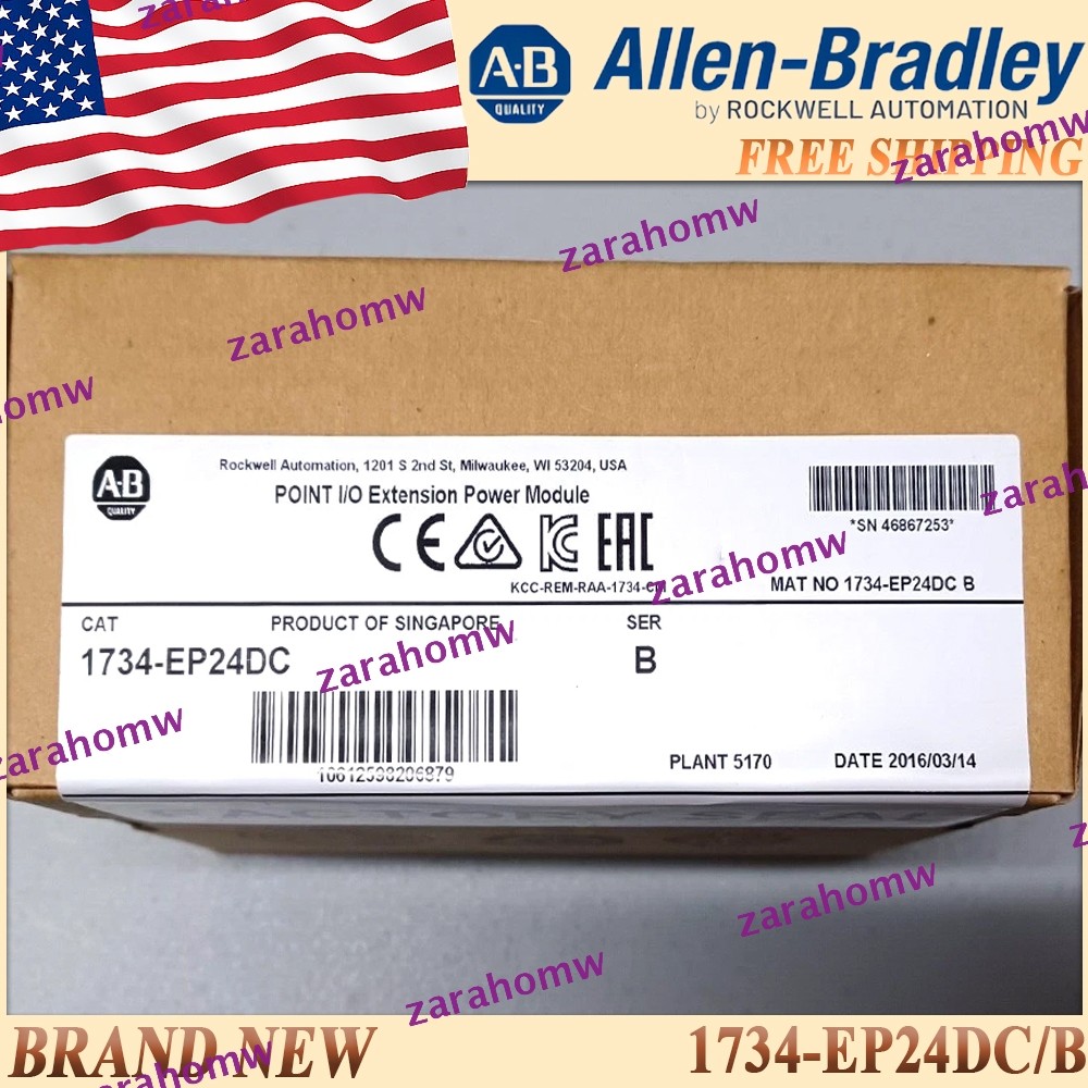 Brand New AB 1734-EP24DC/B I/O Extension Power Module 1734EP24DC serB Free Ship