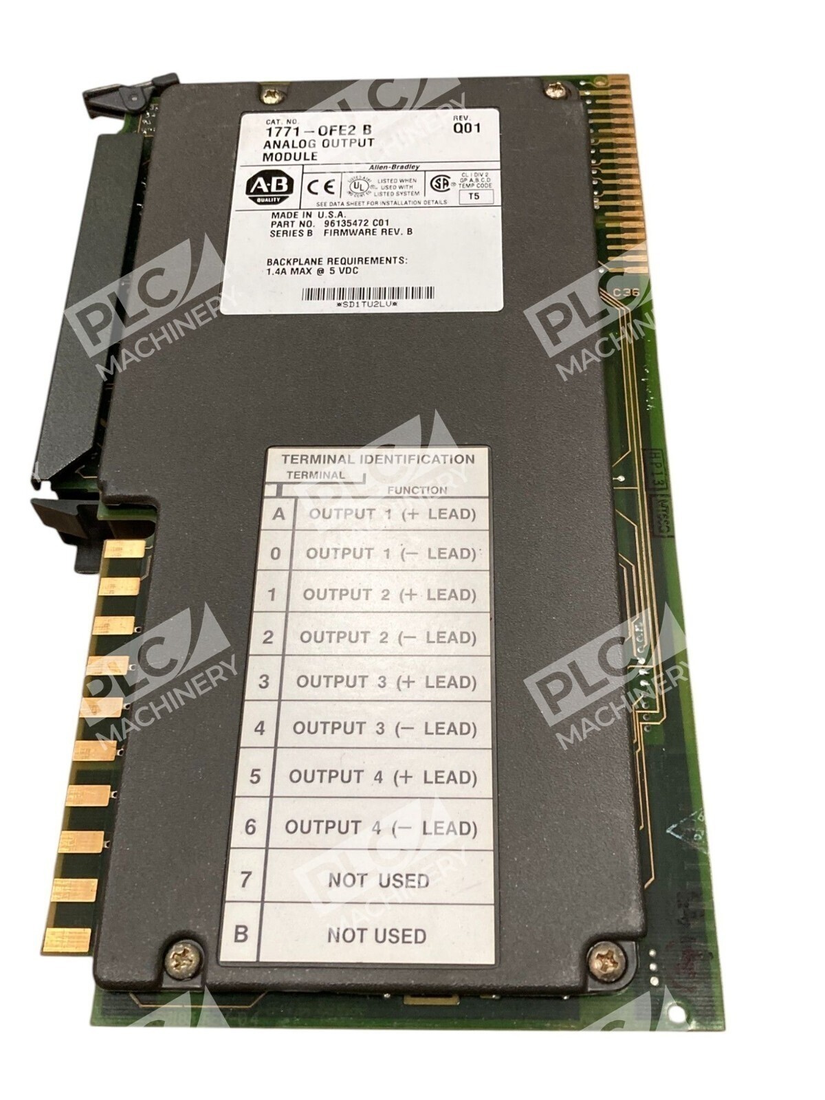 Allen Bradley 1771-OFE2 B Analog Output Module