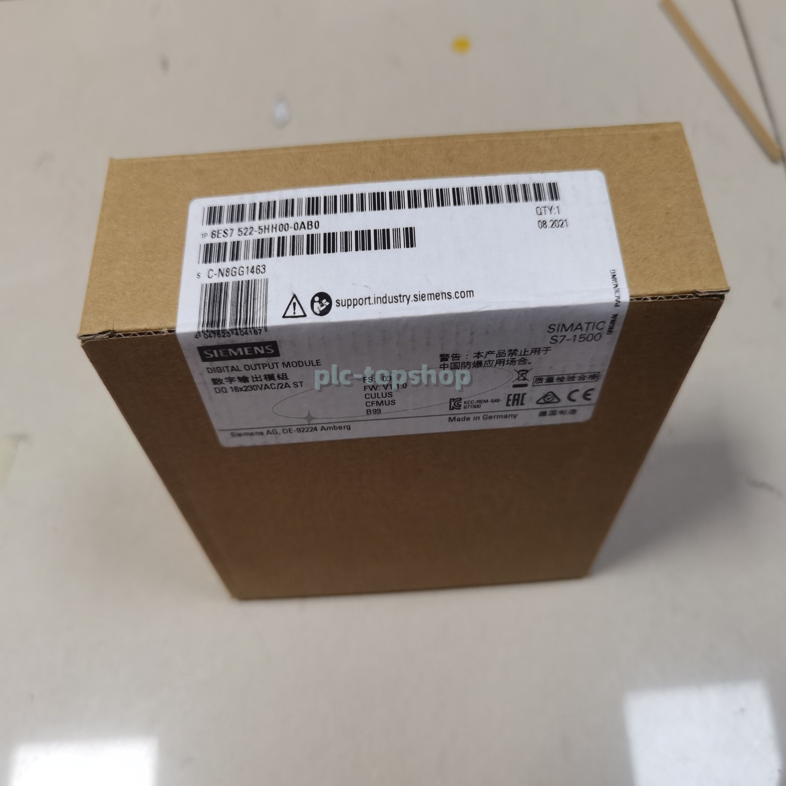 New SIEMENS 6ES7522-5HH00-0AB0 6ES7 522-5HH00-0AB0 Digital Output Module PLC