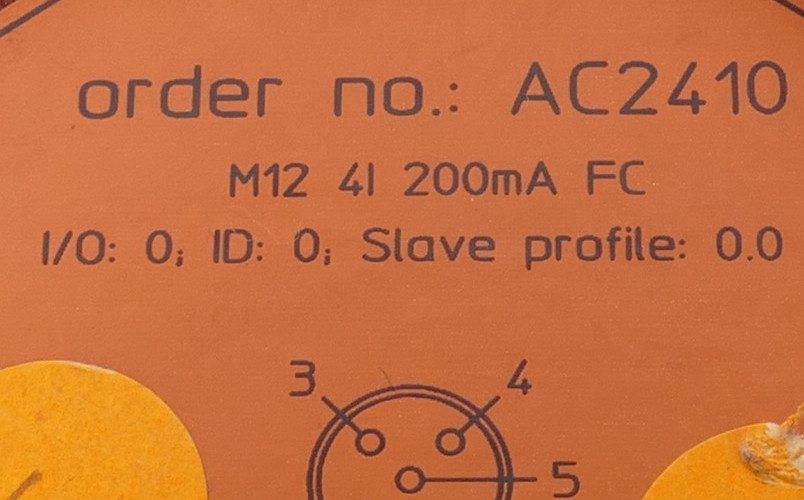 Ifm AS-Interface Module CompactLine M12 4I 200mA FC | AC2410