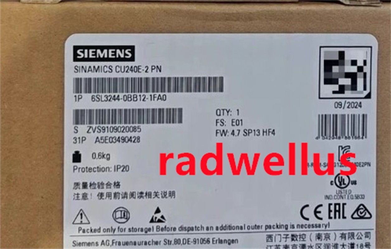 Siemens New In Box 6SL3244-0BB12-1FA0 /6SL3244-0BB12-1FA0 PLC Module