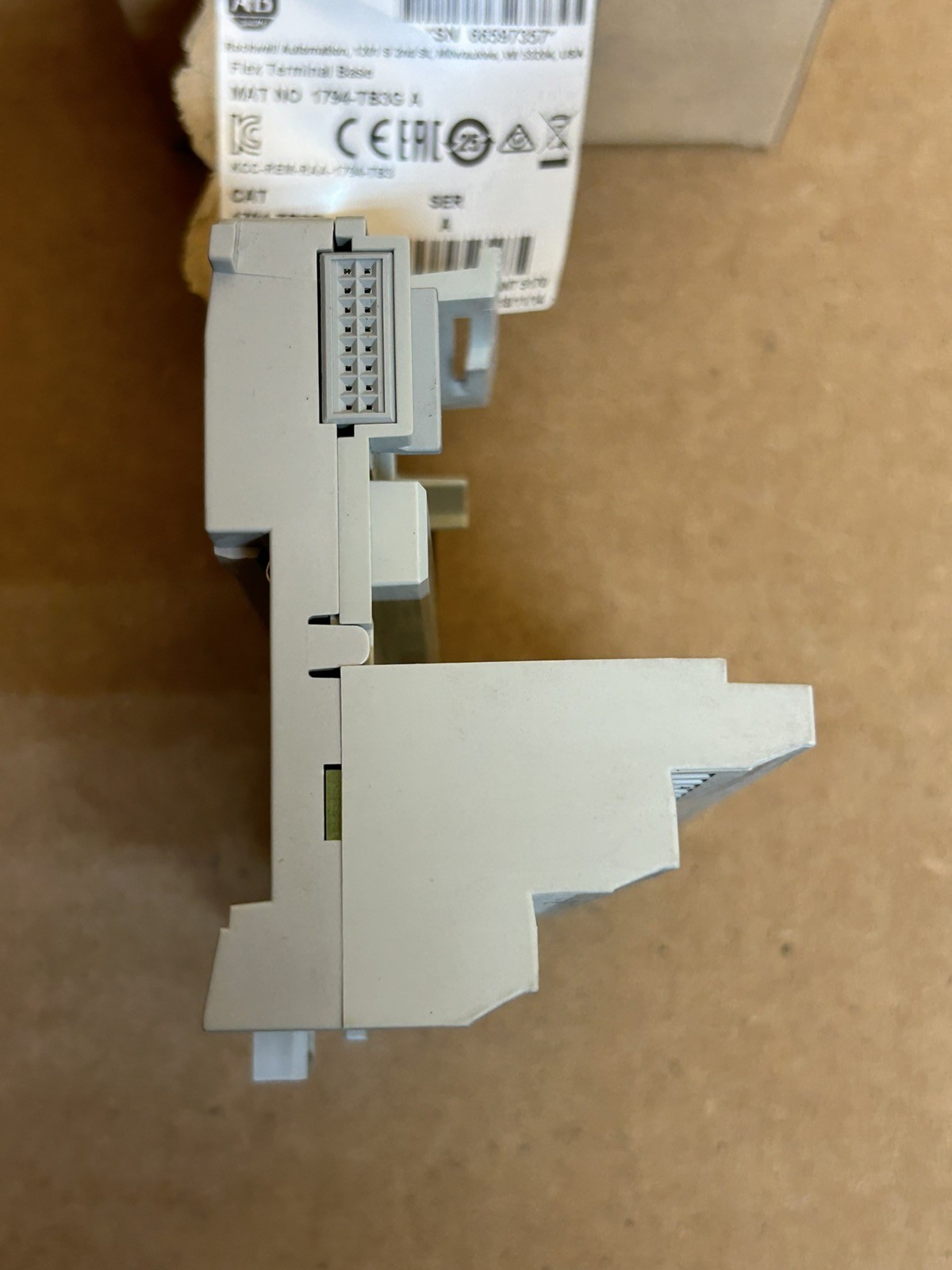 Allen-Bradley 1794-TB3G /A Flex Terminal Base Module 1794TB3G New Open Box
