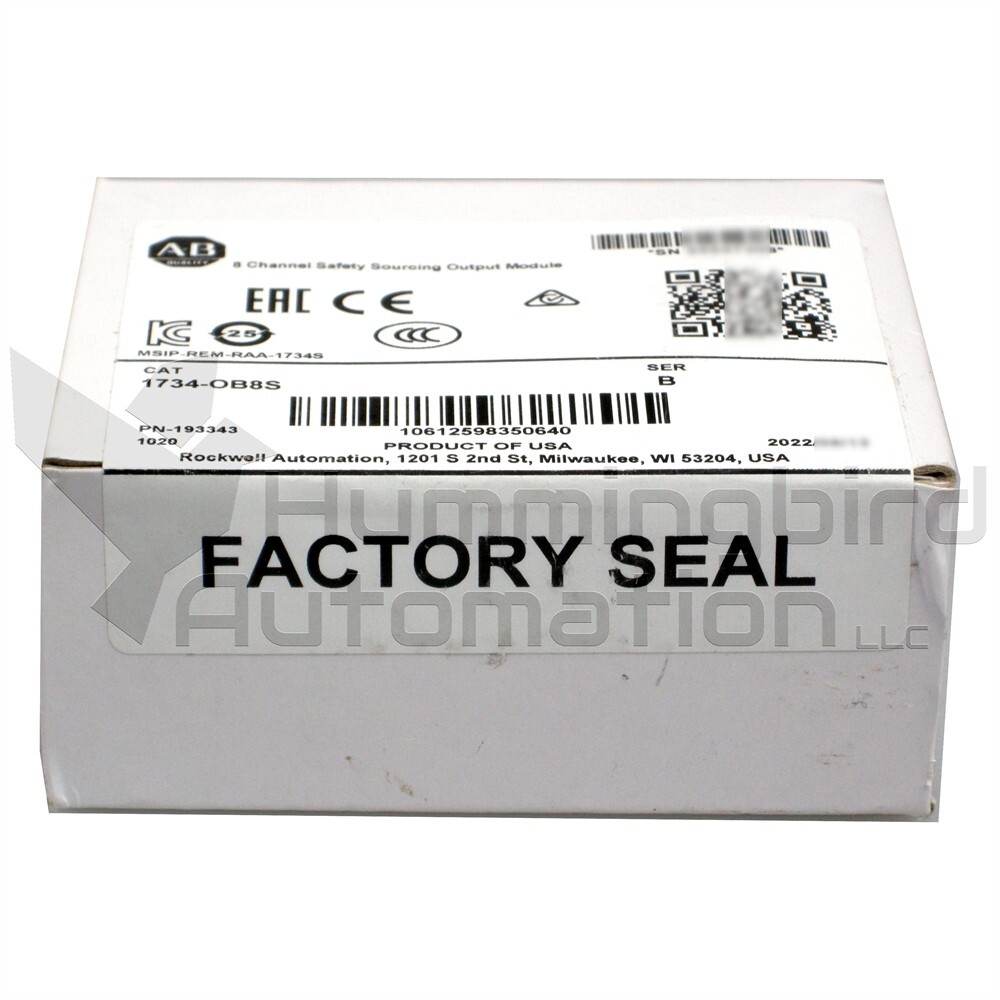 2022 Allen Bradley 1734-OB8S /B POINT I/O Safety Output Module Surplus SEALED