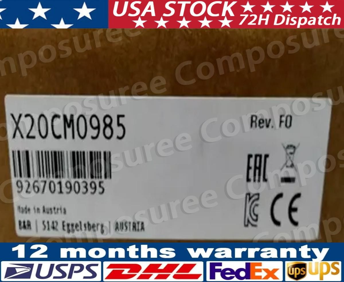 NEW B&R X20CM0985 PLC Module X20 CM 0985