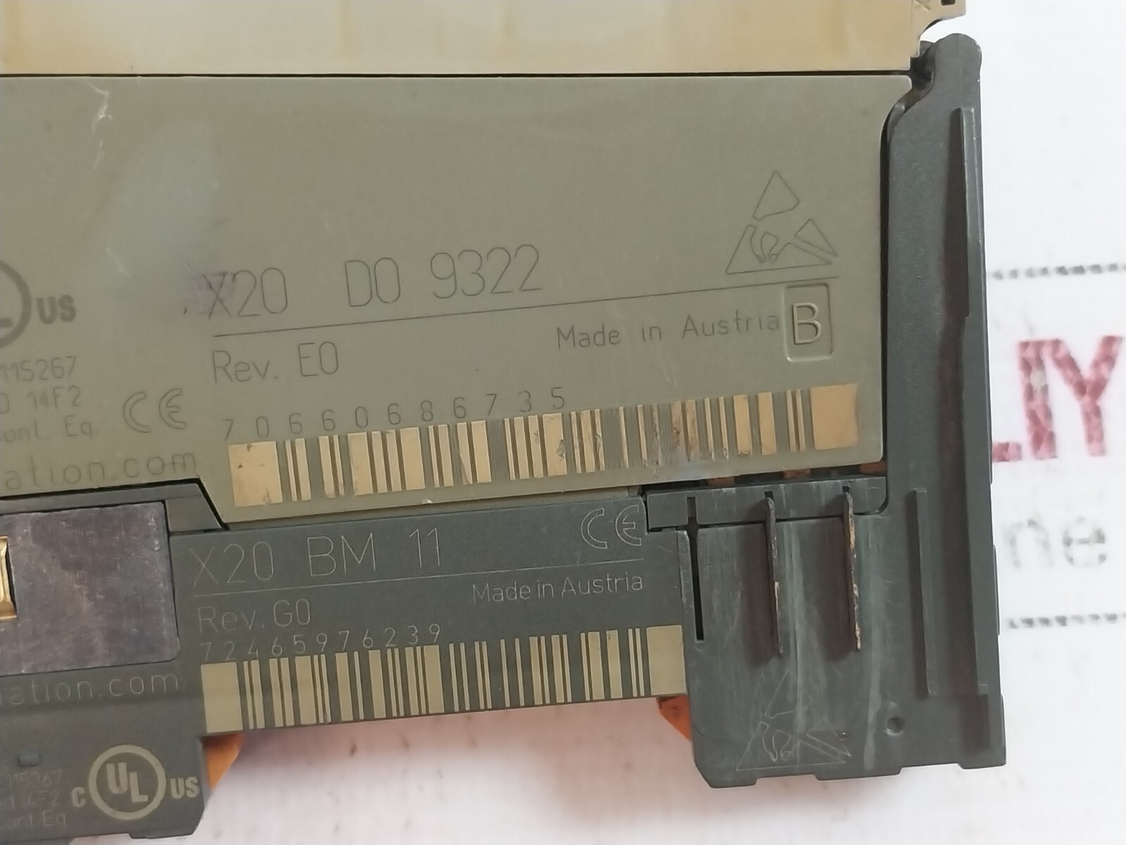 B&R X20 DO 9322 Digital Output Module 24VDC E115267