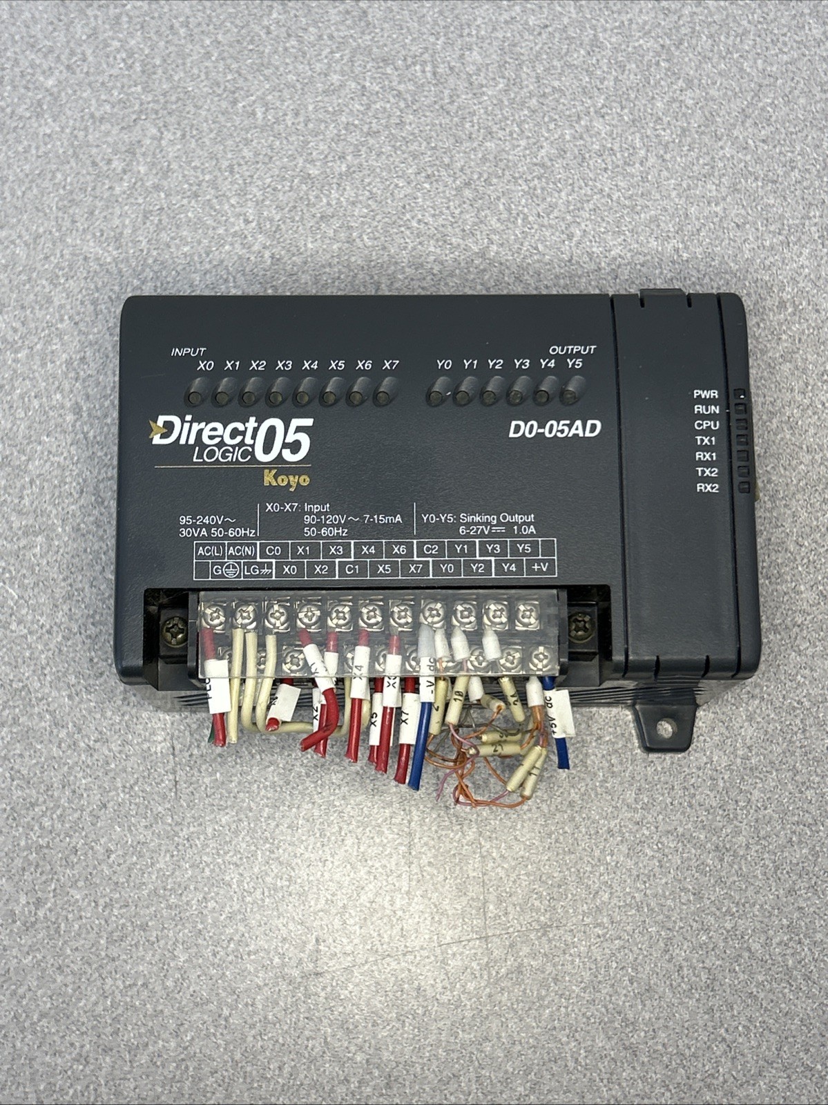 Koyo DirectLOGIC05 D0-05AD 95-240V PLC