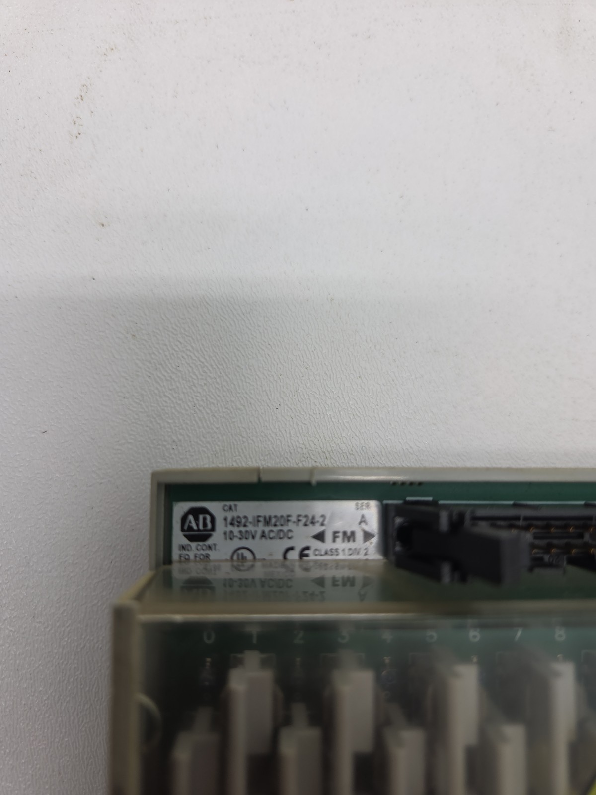 Allen Bradley 1492-IFM20F-F24-2 Ser A 20-Pt Fusible Digital IFM 10-30V AC/DC 2X