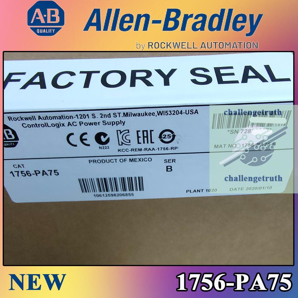 1756-PA75 ALLEN BRADLEY 1756-PA75 / A ControlLogix AC Redundant Power Supply New