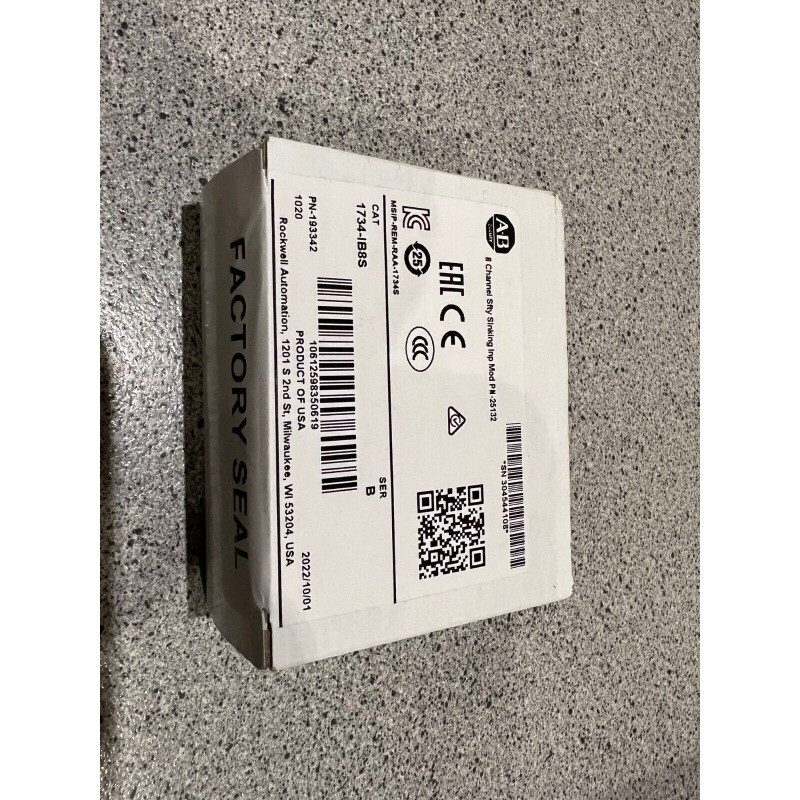 AB 1734-IB8S Point I/O Digital Sink Safety Input Module New US Free Tax