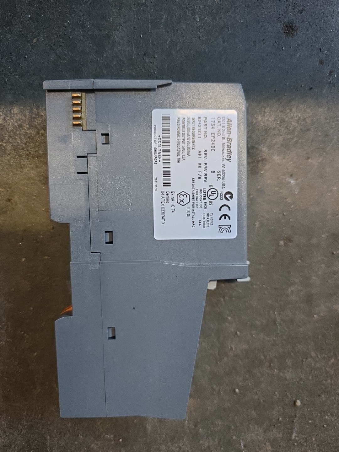 Allen Bradley 1734-EP24DC POINT I/O Extension Power Module w/ 1734-RTB