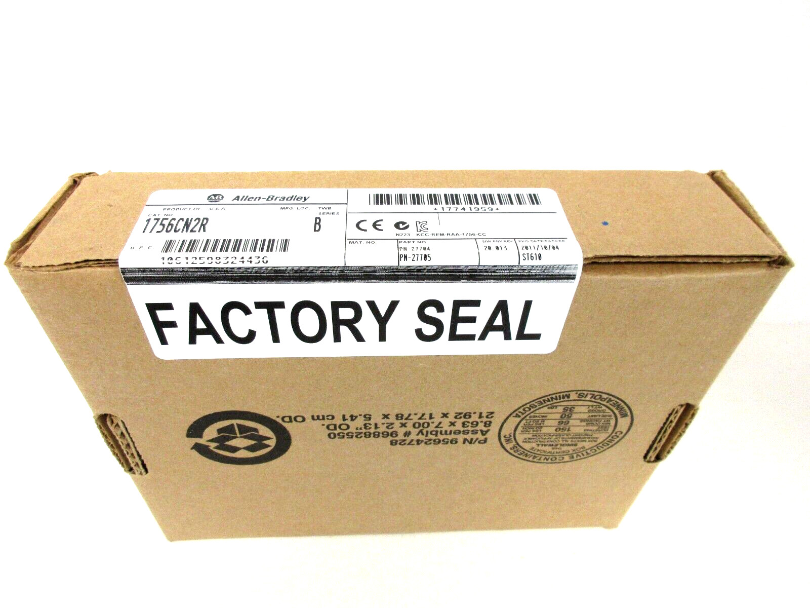 Allen-Bradley 1756-CN2R High Performance Dual Channel Interface Module Mfg. 2011