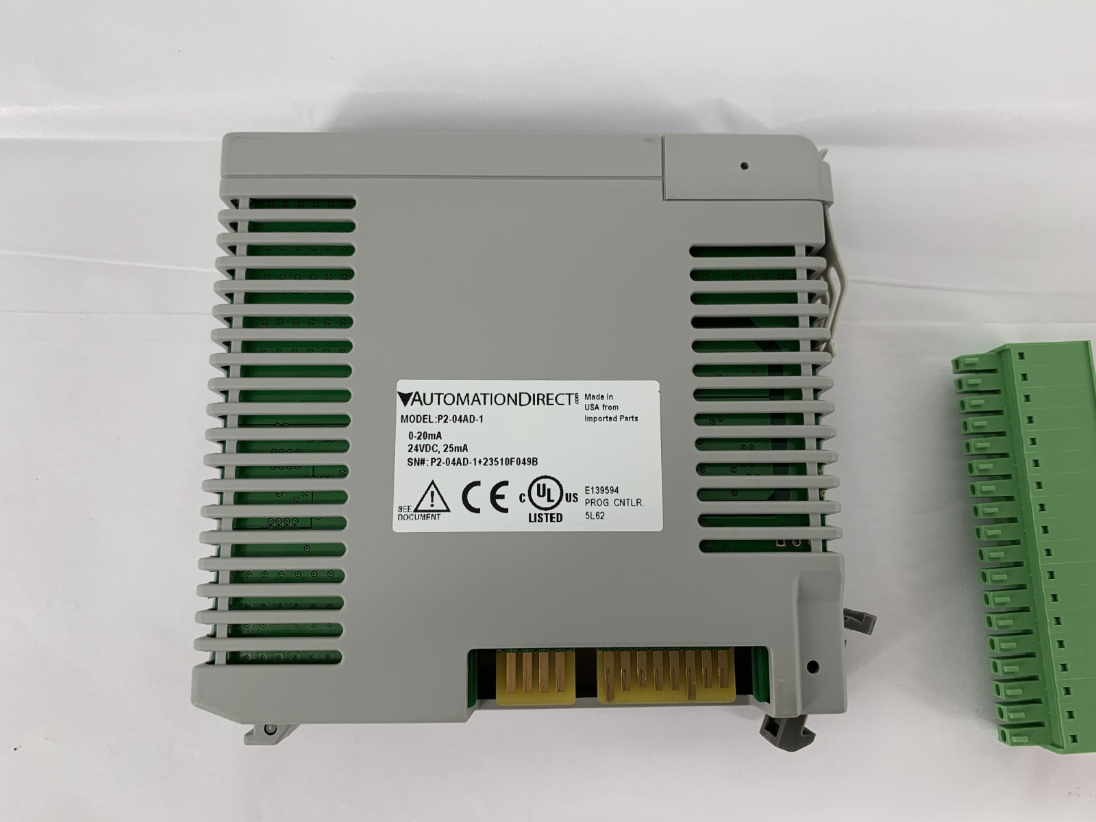 Automation Direct P2-04AD-1 4-Channel Analog Current Input Module 0-20mA 24VDC