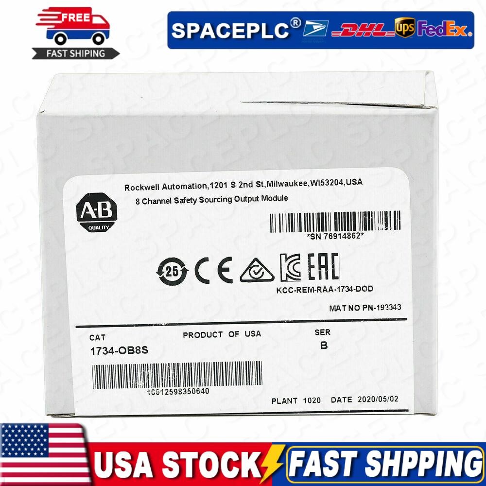 New Sealed AB 1734-OB8S Point I/O Safety Output Module 1734OB8S US Free Tax
