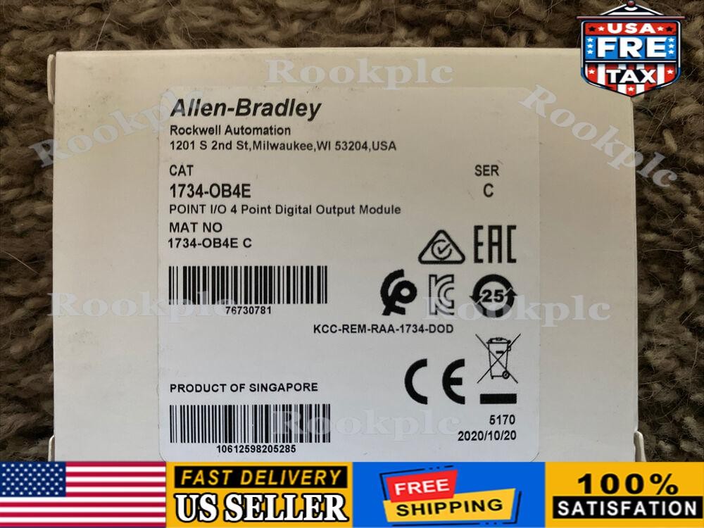 Allen Bradley 1734-OB4E C 4Point Output Module new in box 1734OB4E AB