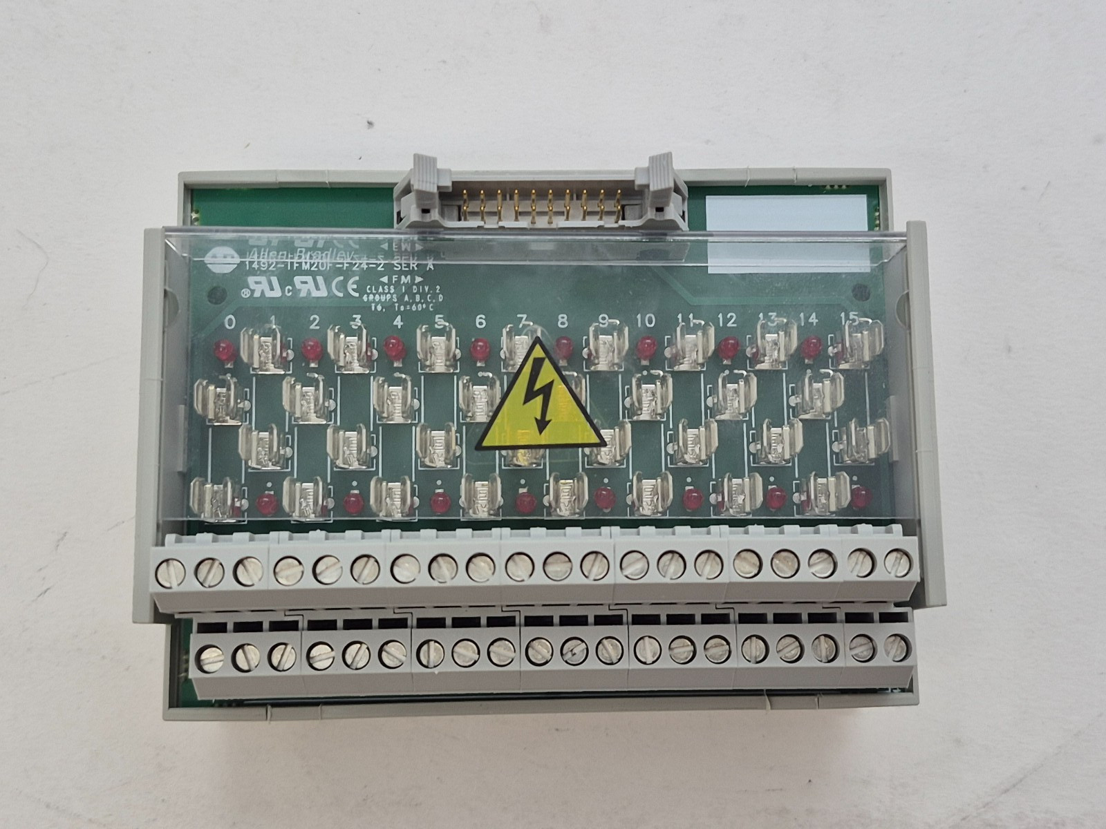 Allen Bradley 1492-IFM20F-F24-2 Digital Interface AC/DC PLC 20 Terminal Point
