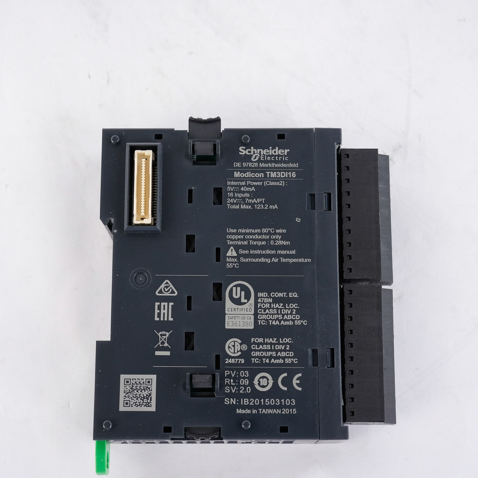 Schneider Electric Modicon TM3DI16 PLC Expansion Module 16 Inputs