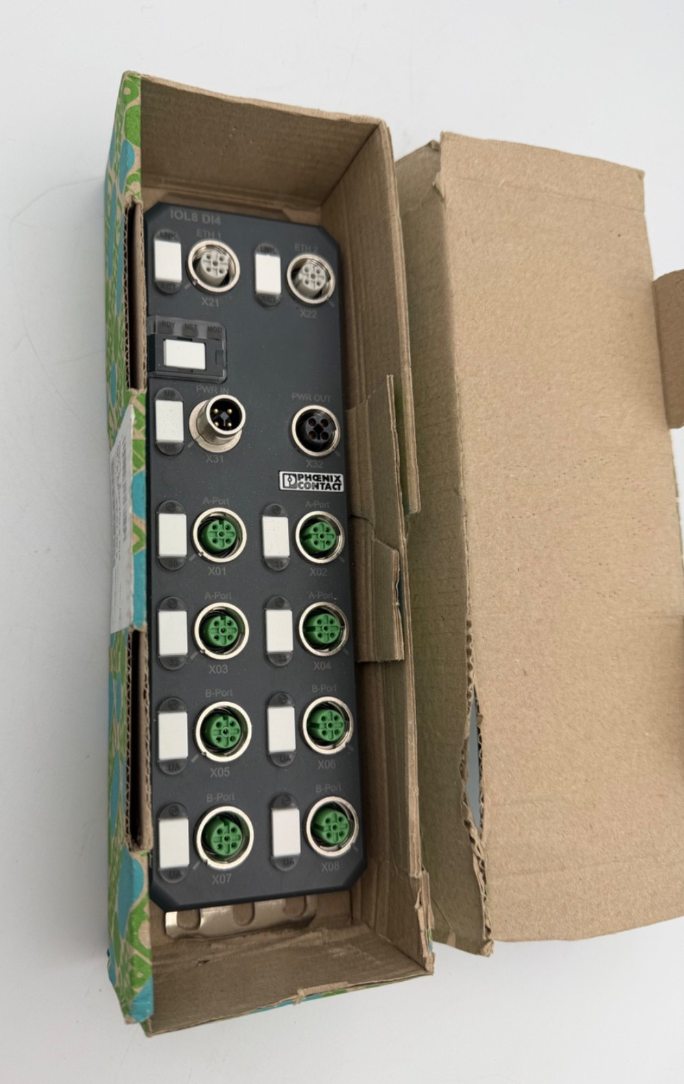 Phoenix Contact 2701496 AXL E EIP IOL8 DI4 M12 6P -Free 2nd Day Air