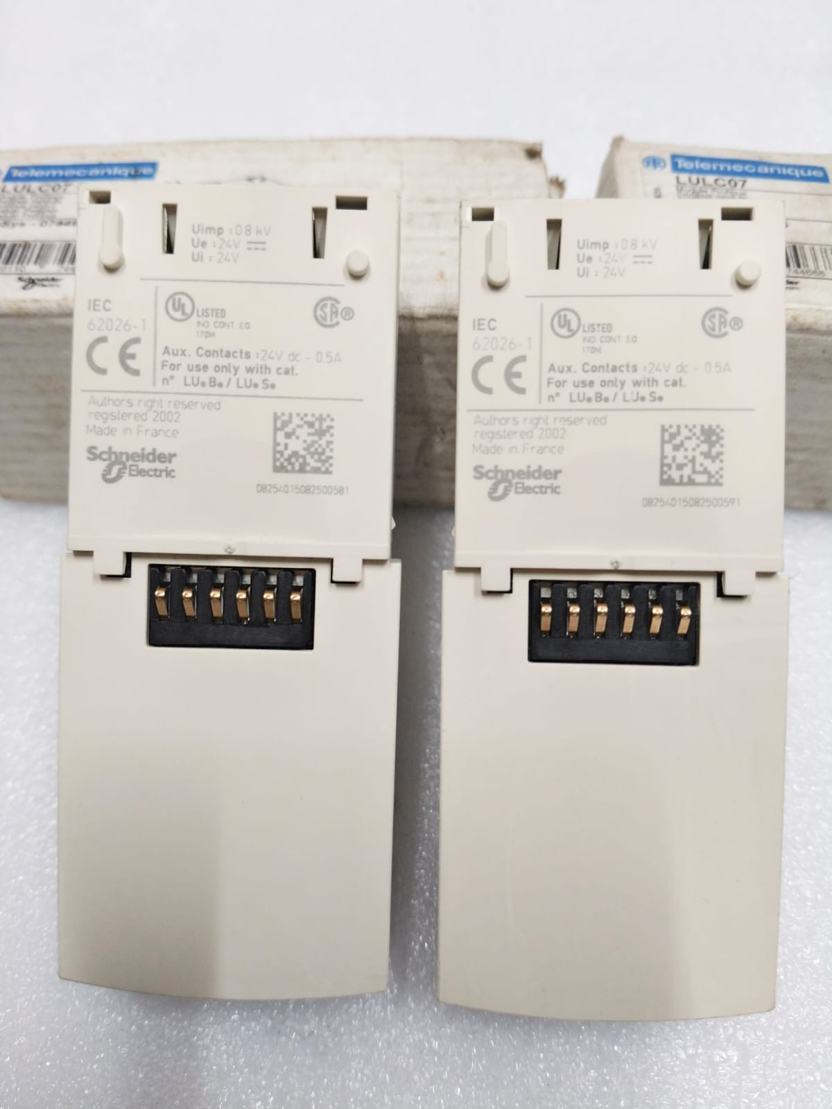 Lot of 2 Schneider Telemecanique LULC07 TeSys Profibus-DP Communication Module