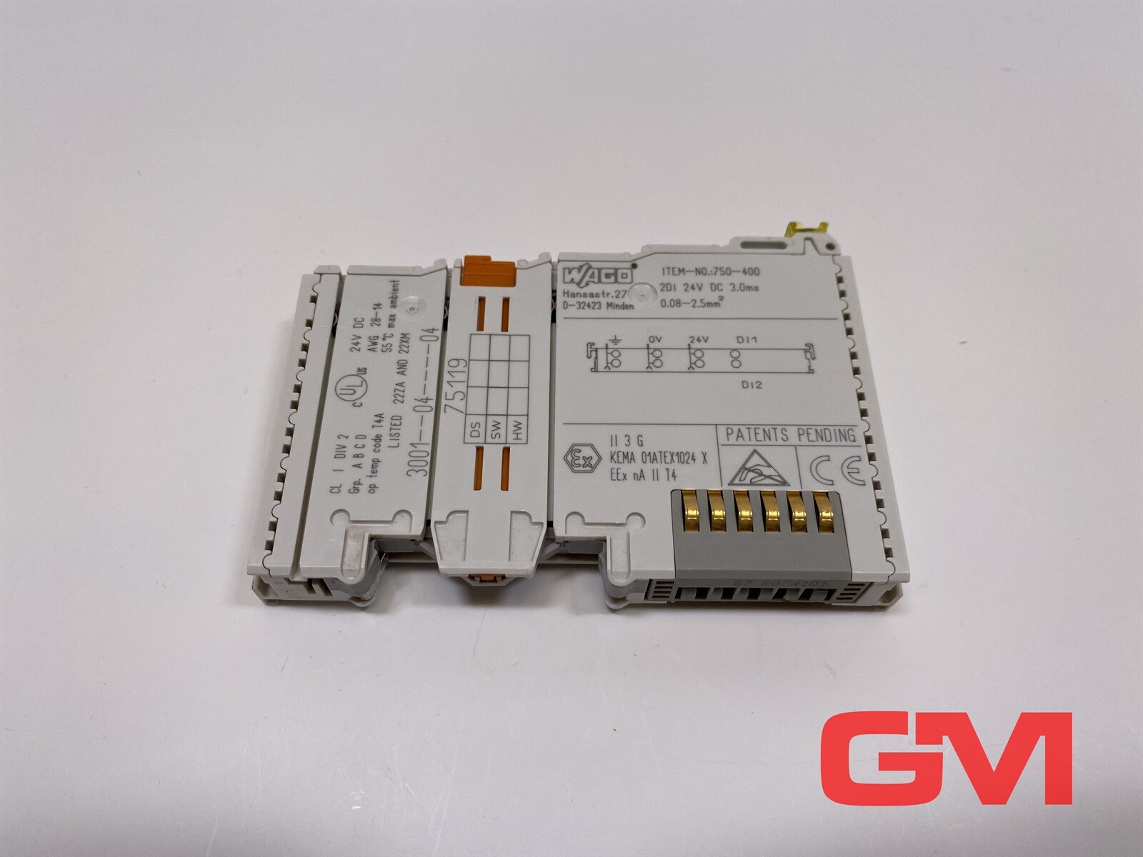 Wago Digital Input Module 750-400 2-Channel Digital Input