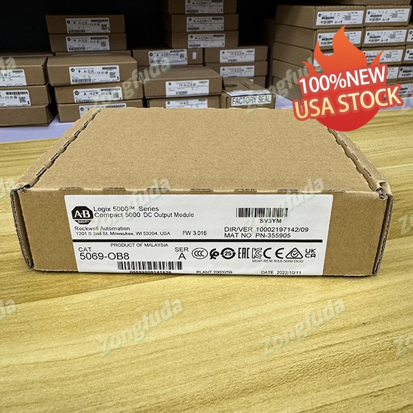 Original Allen-Bradley 5069-OB8 Industrial Automation Digital Control Unit