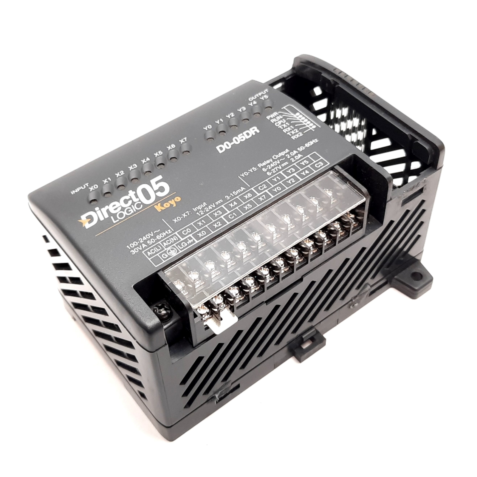 Automation Direct D0-05DR DirectLOGIC PLC, 8x Input, 6x Relay Output, 100-240V