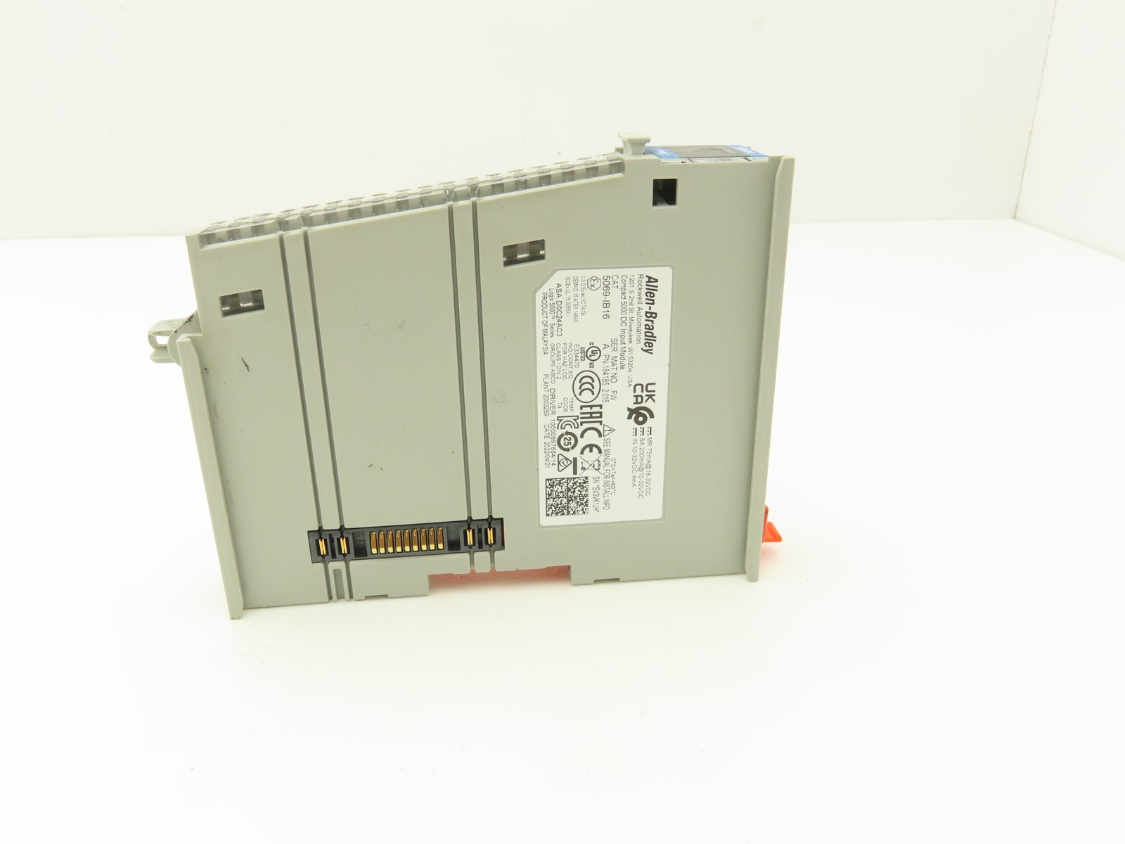 Allen Bradley 5069-IB16 Compact I/O Input Module 24V 16 Channel FW 2.015
