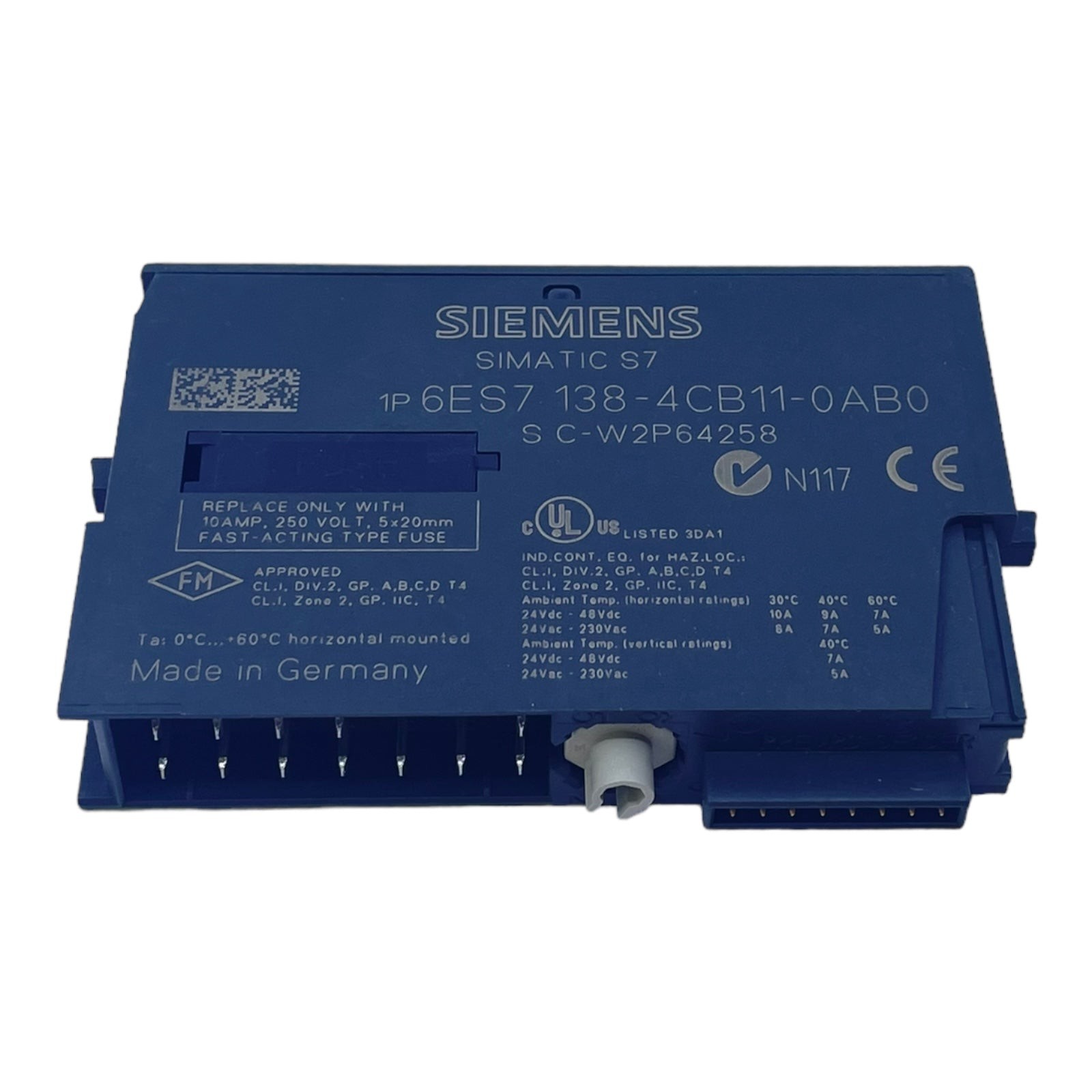 Siemens 6ES7138-4CB11-0AB0 Industrial Automation Module 6ES7138-4CB11-0AB0