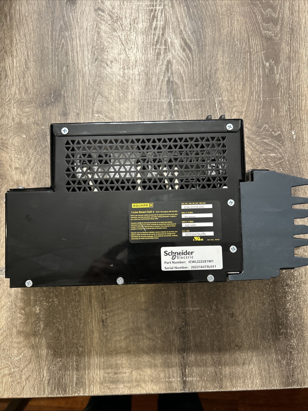 SQUARE D ICWR2222M01 30A 240V I-Line Smart Cell IFM Modbus