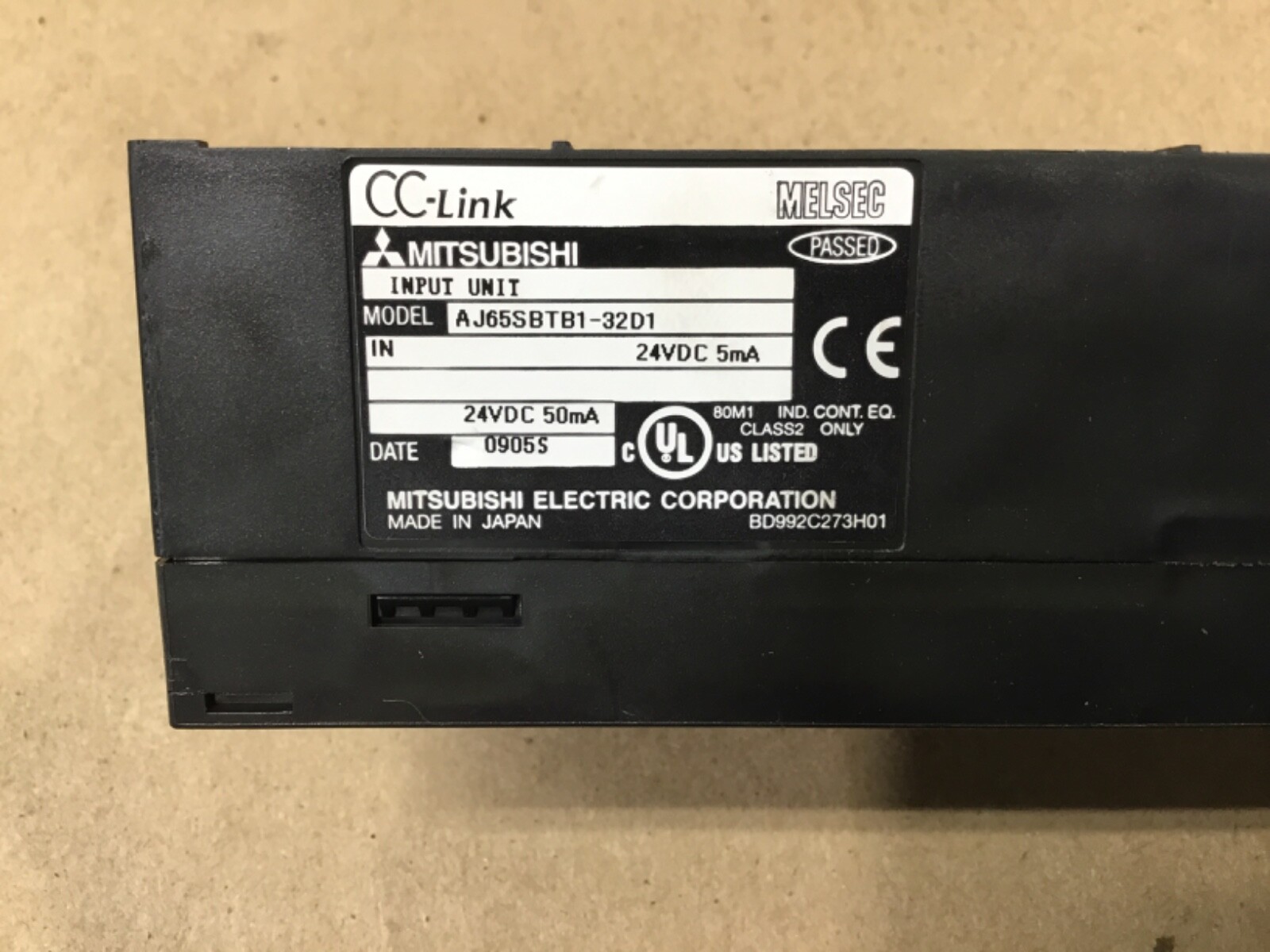 Mitsubishi Input Unit Module Melsec AJ65SBTB1-32D1 24VDC #1005I53*AD