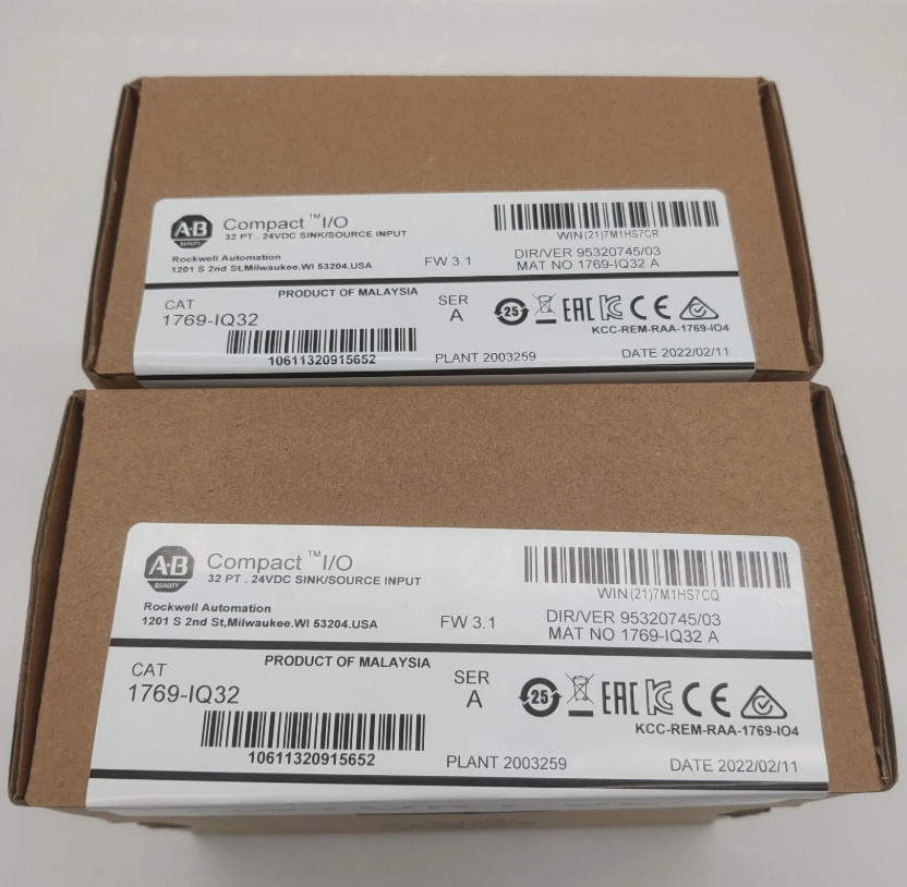 New AB 1769-IQ32/A CompactLogix 32Pt 24VDC D/I Module 1769 IQ32 serA FreeShip US