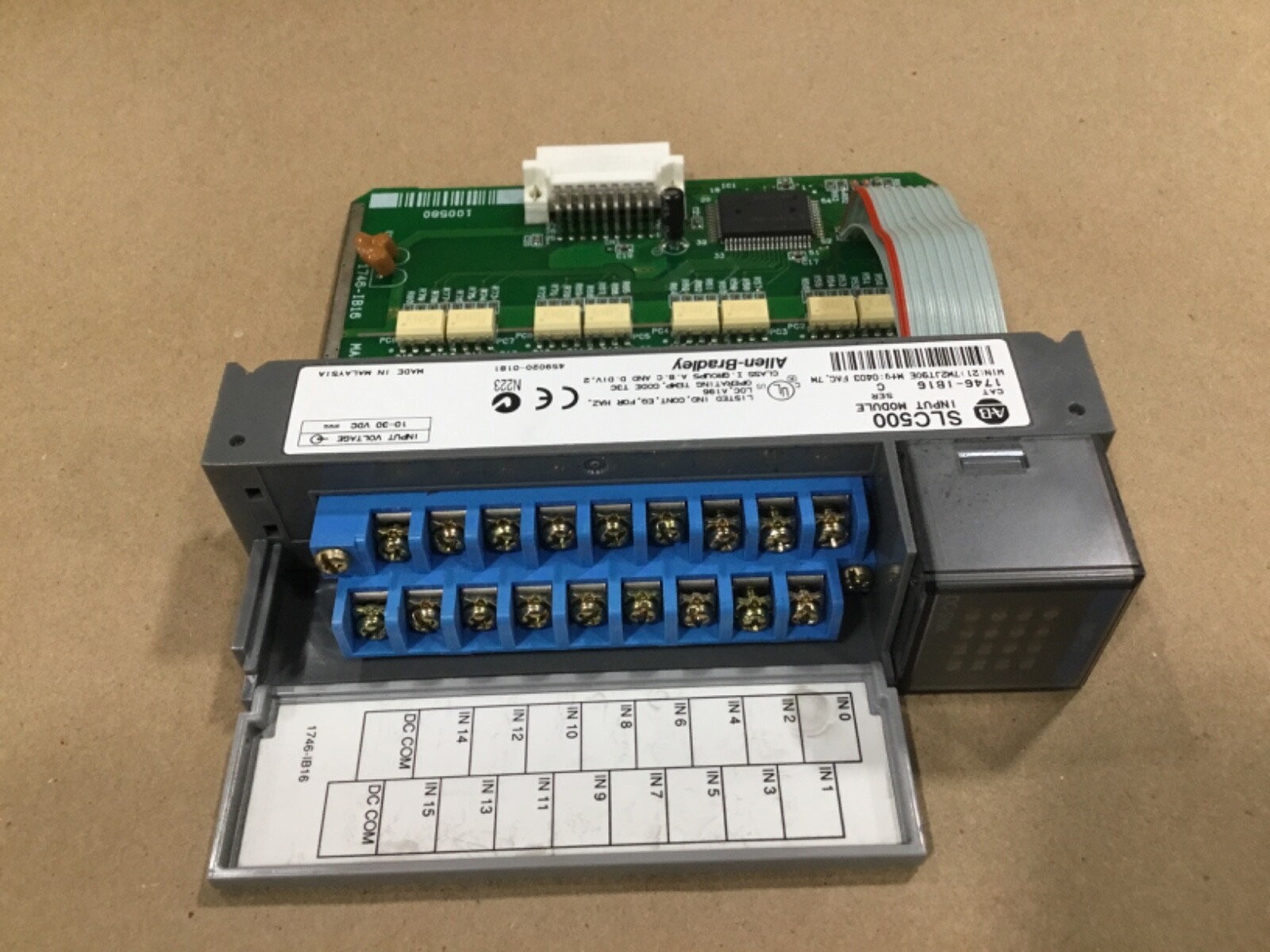Lot Of 3 Allen Bradley 1746-IB16 Series C SLC500 Input Module #14Z44