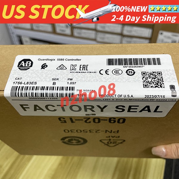New Sealed Allen-Bradley 1756-L83ES Guardlogix 5580 Controller Free Shipping