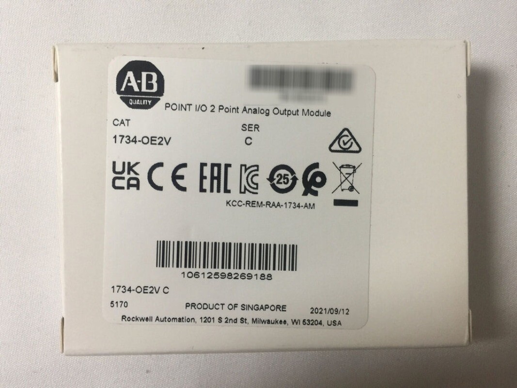 Brand New Allen Bradley 1734-OE2V / C POINT I/O 2 Point Analog Output Module !AB