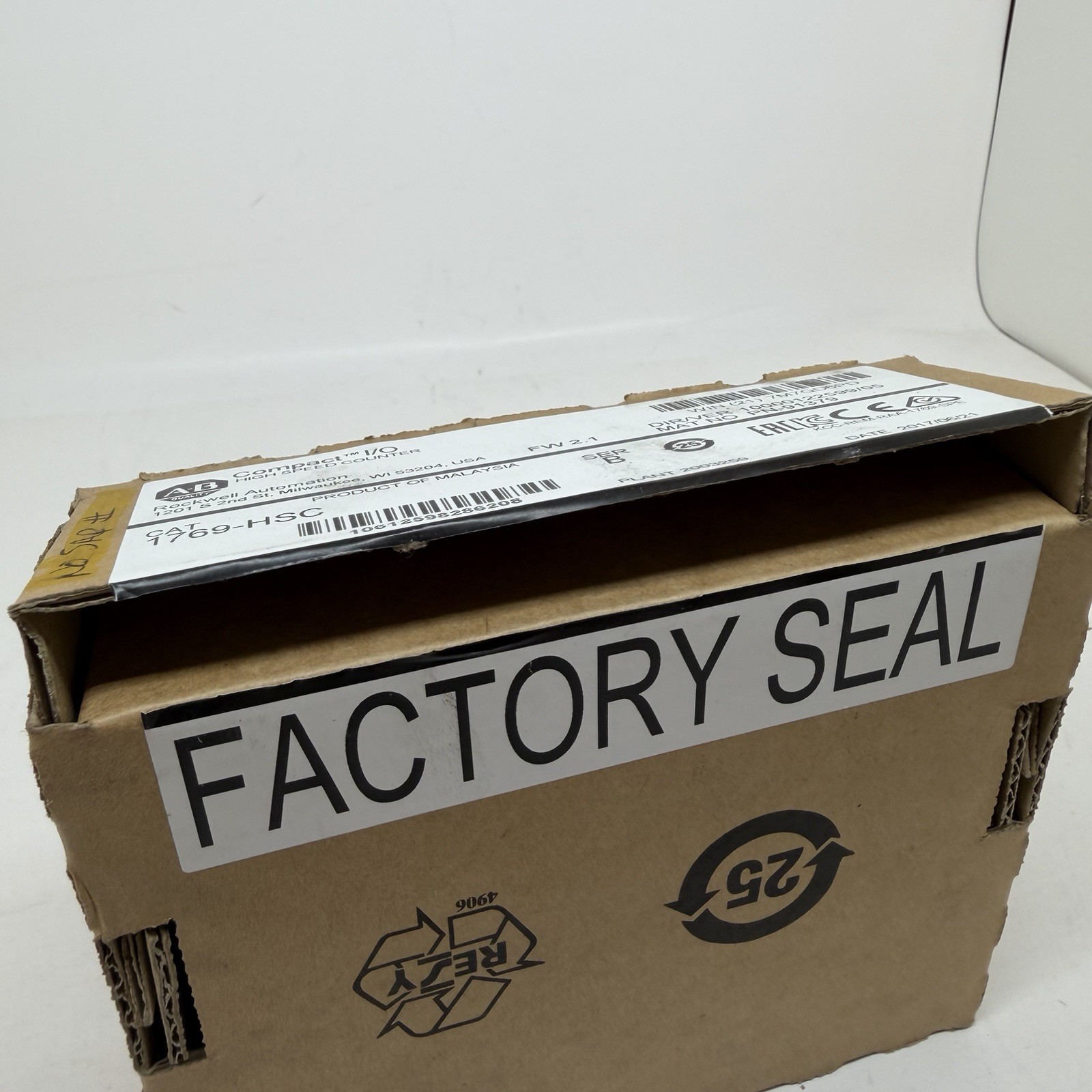 Allen-Bradley Compact I/O High Speed Counter 1769-HSC SER B FW 2.1 New