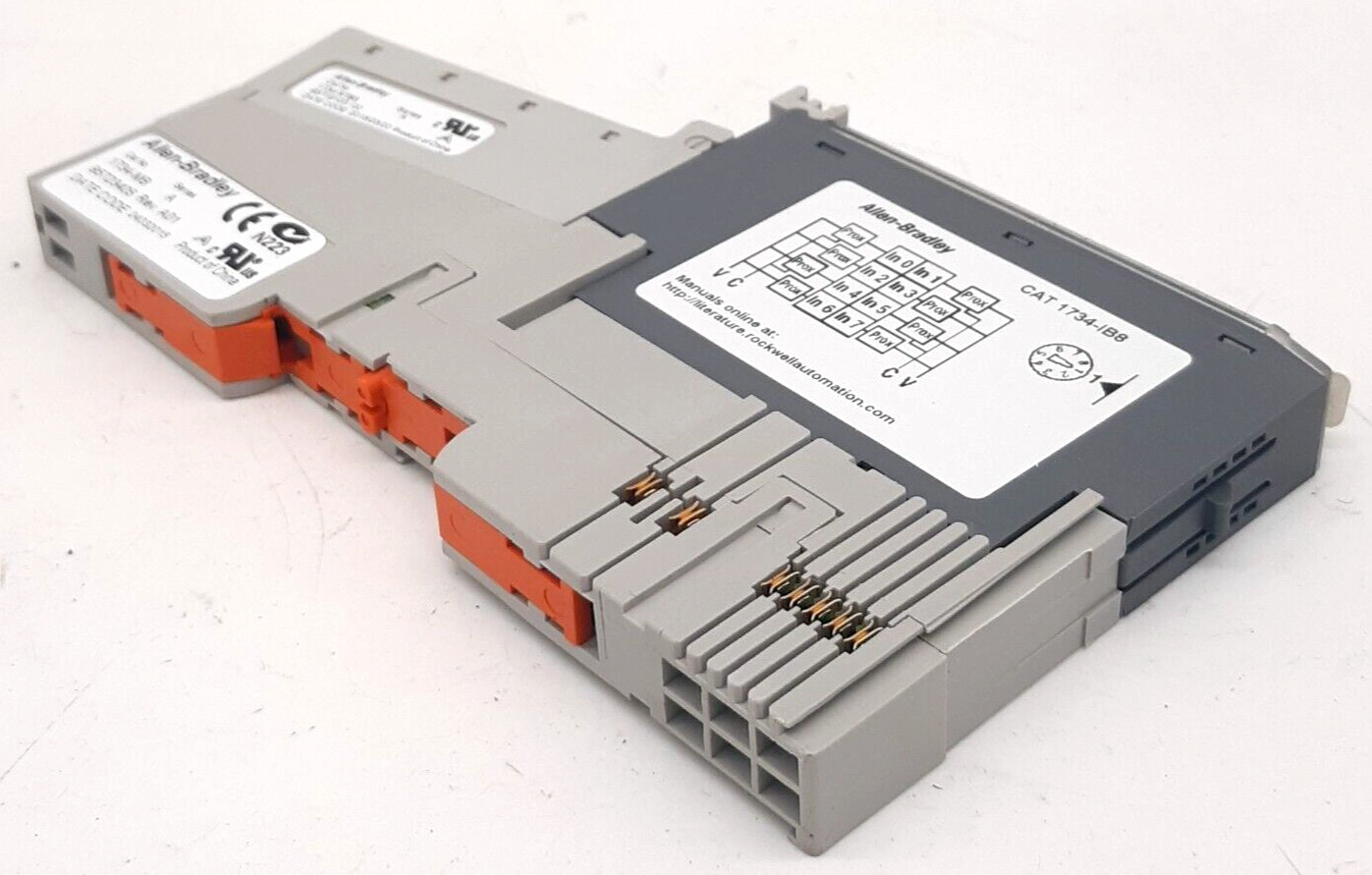 Allen-Bradley 1734-IB8 Module w/1734-MB Base & 1734-RTBS Terminal Block