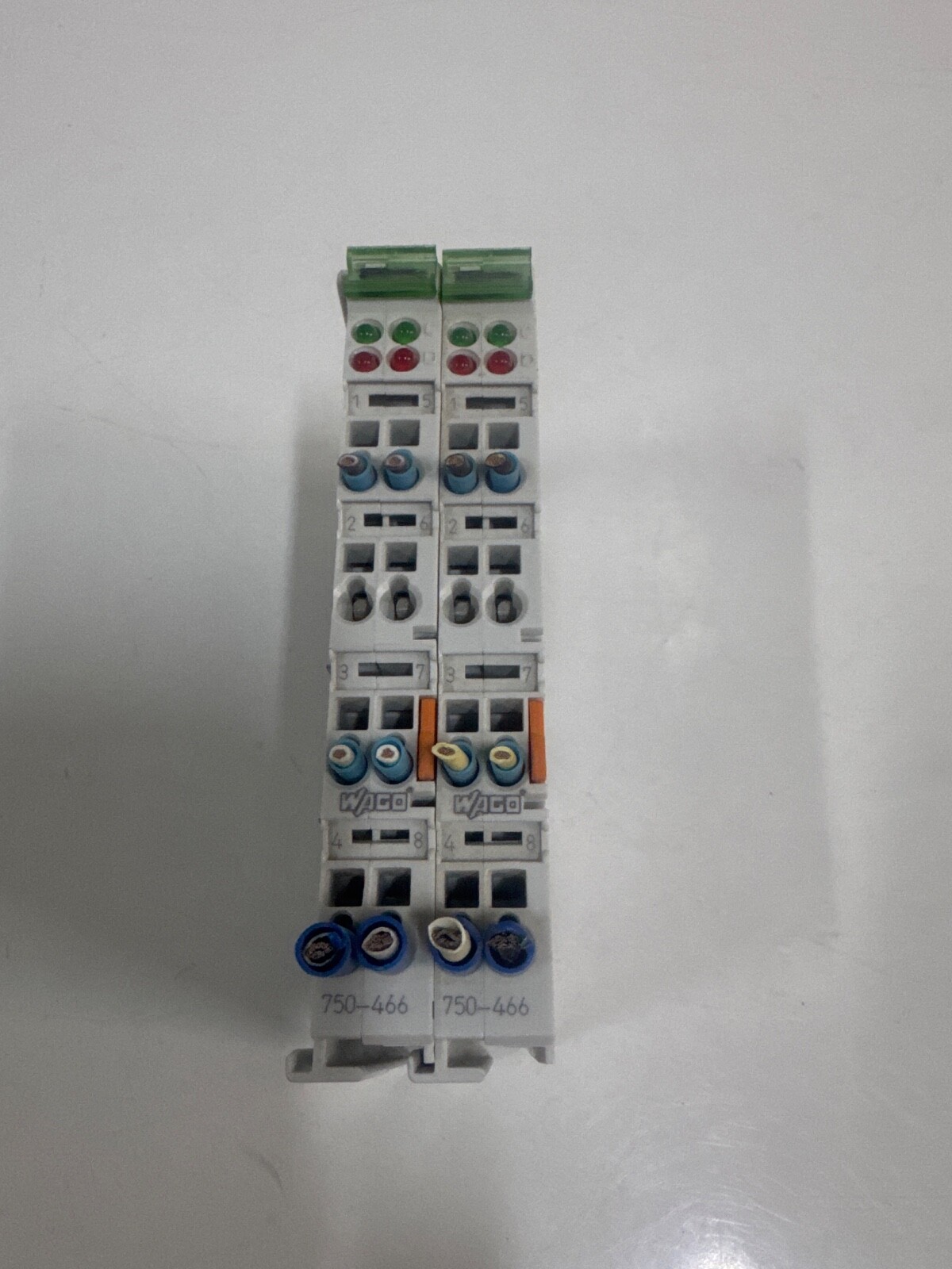 LOT OF 2 PCs Wago 750-466 2-Channel Analog Input 4-20 mA