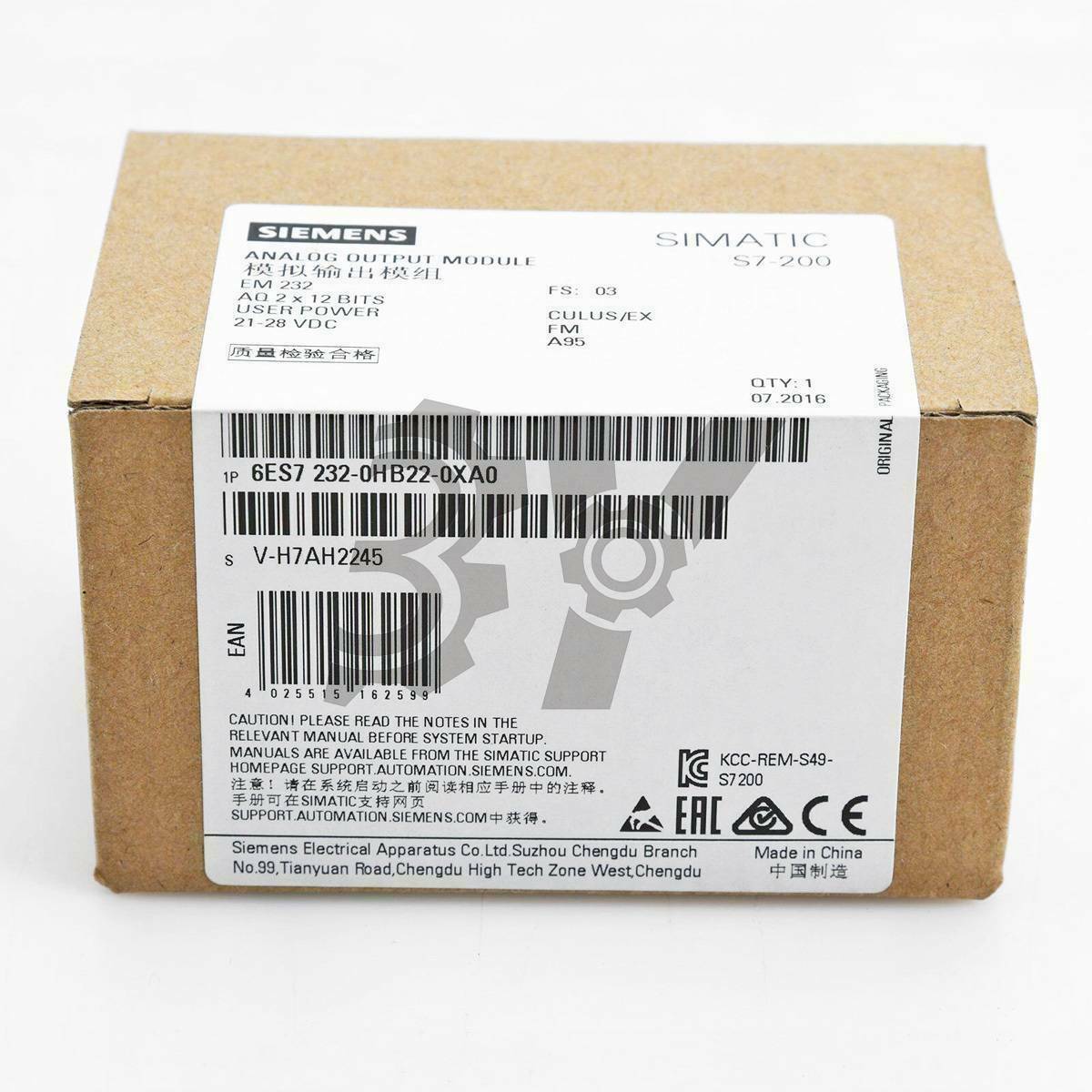1PCS New Siemens 6ES7232-0HB22-0XA0 analog output 6ES7 232-0HB22-0XA0
