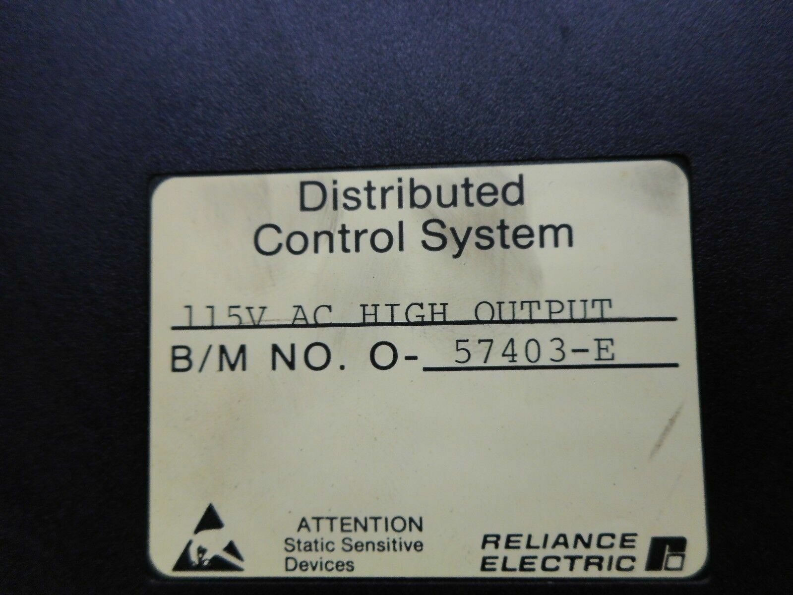 Reliance Electric 57403-E 115VAC High Output Module Used With Warranty