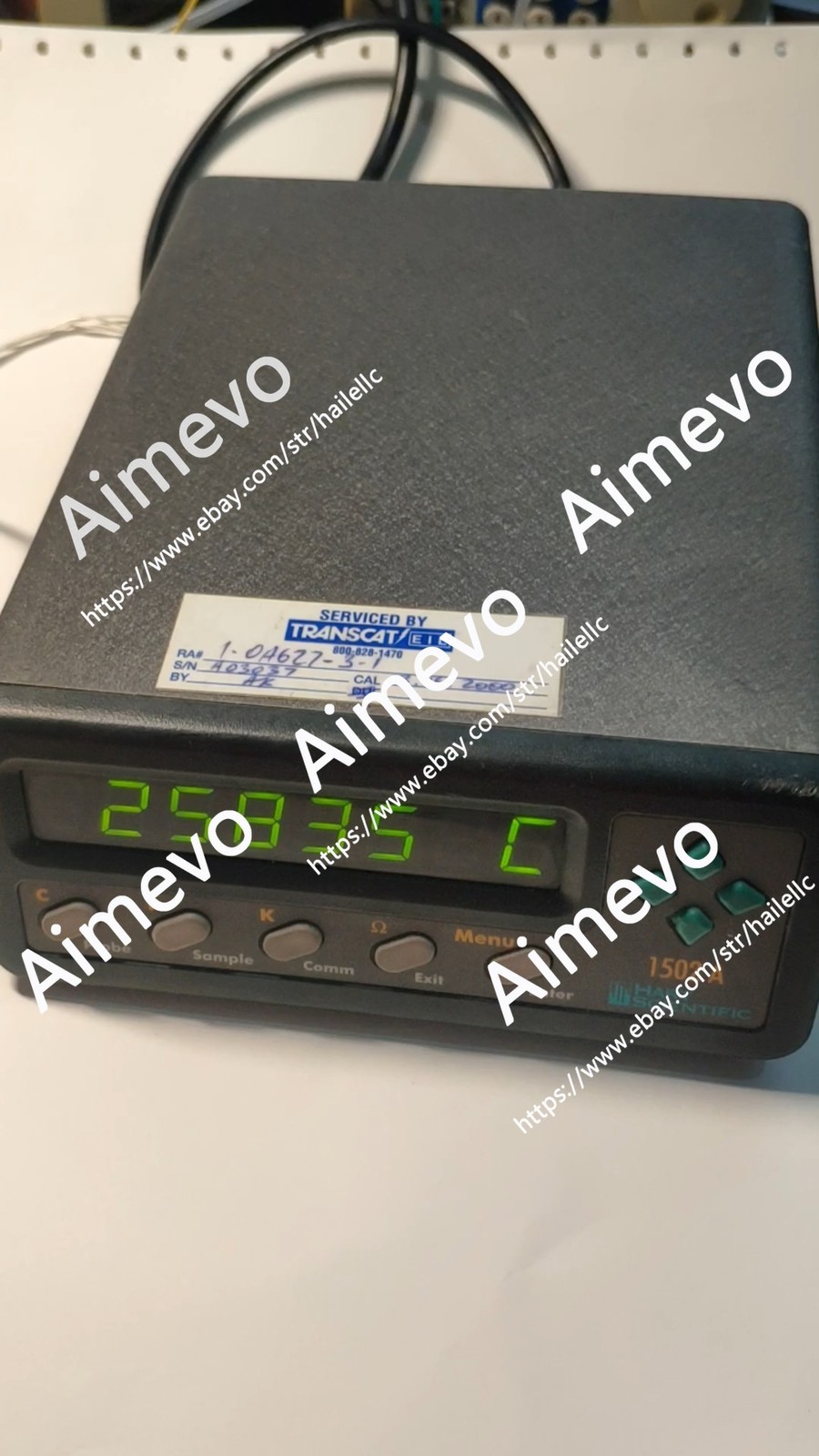 1 PCS Fluke 1502A Temperature Meter/good test