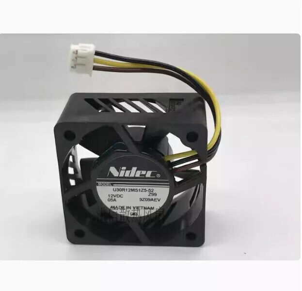 U30R12MS1Z5-52 12V 0.05A three wire fan 30*15mm