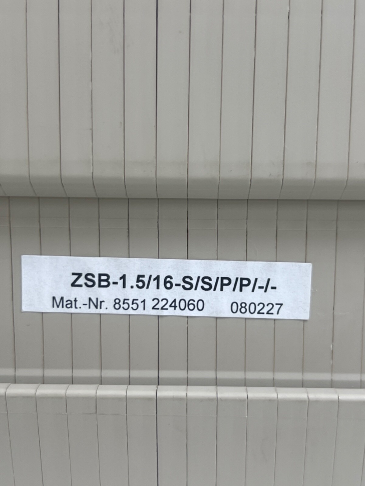 MICRO INNOVATION ZSB-1.5/16-S/S/P/P/-/- Base Module/Terminal Block Assembly