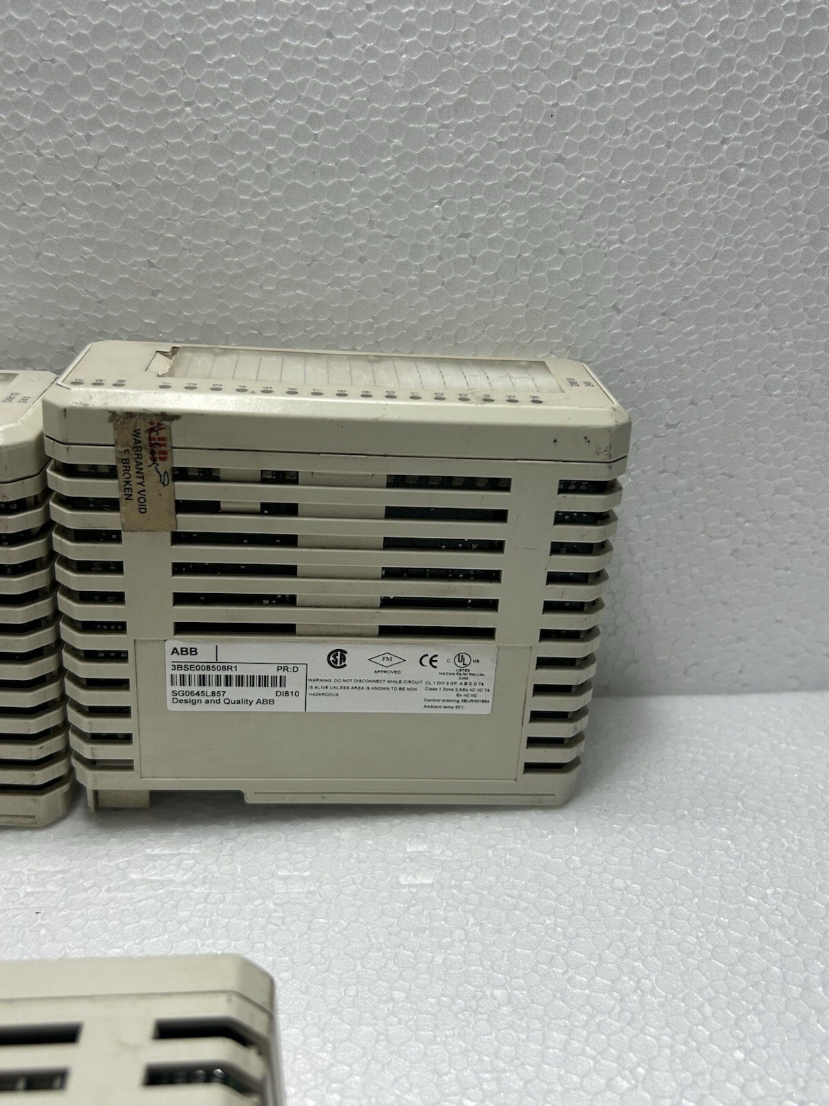 LOT OF 5PCS ABB 3BSE008508R1 INPUT MODULE DI810 DIGITAL 16 CHANNEL