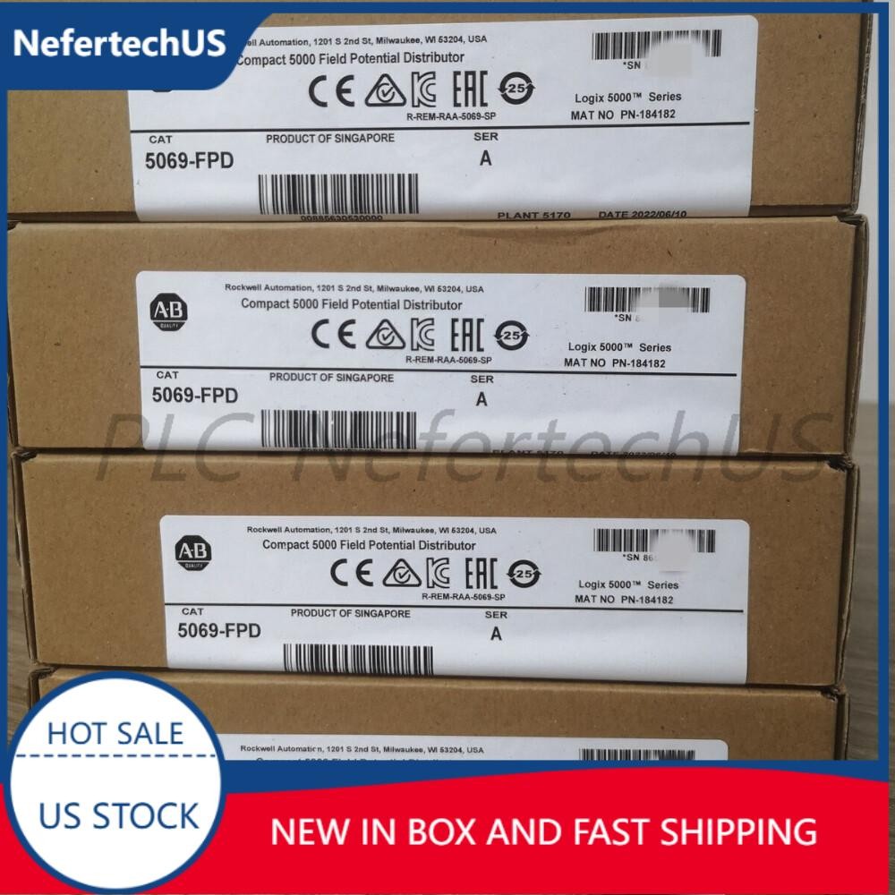 New in Box Factory Sealed AB 5069-FPD Potential Distributor US Free Tax
