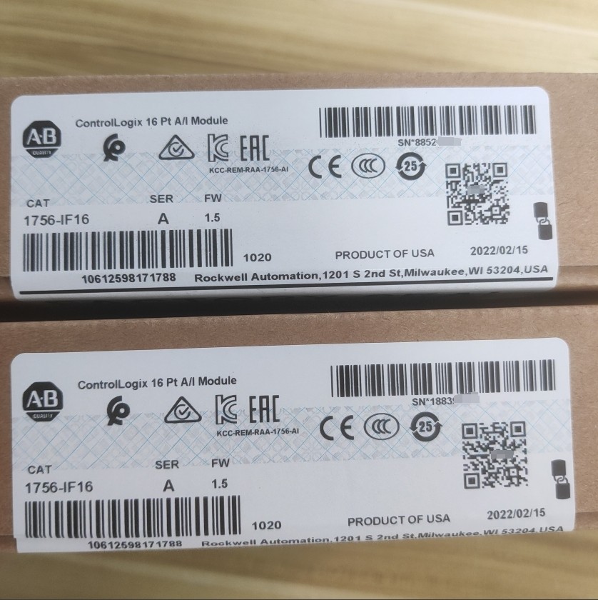 New AB 1756-IF16 SER A ControlLogix 16 Pt PLC Input Module 1756IF16