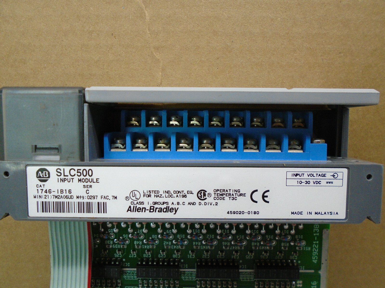 1746-IB16 /C with Octal Label Allen Bradley SLC 500 DC Input Module 1746IB16 S4