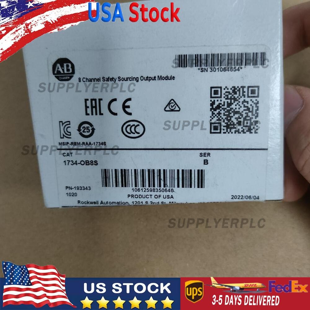2023 New AB 1734-OB8S 1734OB8S Point I/O 8 Channel Safety Sourcing Output Module